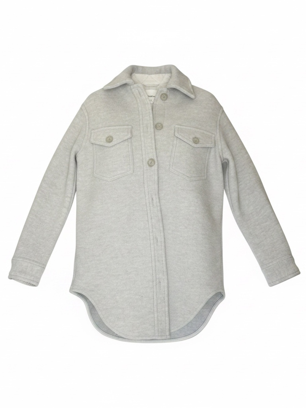 Aritzia Wilfred Free The Ganna Shirt Jacket - Grey - Extra-Extra Small